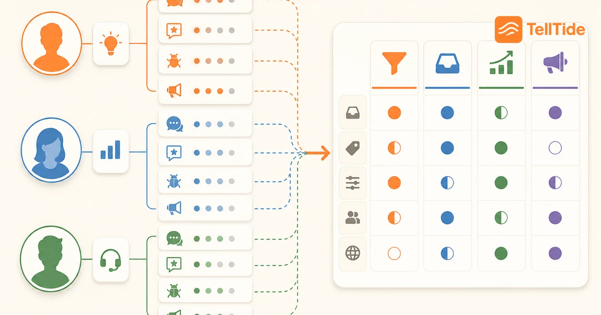Visual guide to Who Buys SaaS Feedback Tools? Roles, Triggers and Decisions