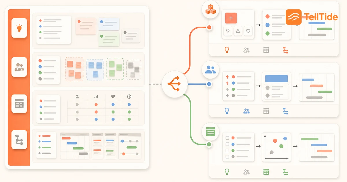 Visual guide to Best Productboard Alternatives for Lean Product Teams
